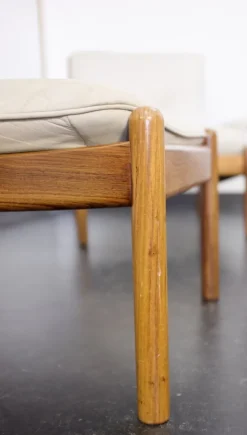 Pamono Vintage Venus Living Room Set by Illum Wikkelso for Silkeborg, 1960s, Set of 5 Outlet