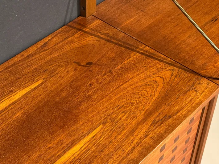 Pamono Vintage Wall System in Teak attributed to Poul Cadovius for Cado Clearance