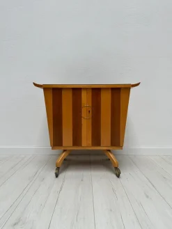 Pamono Vintage Walnut Bar Trolley, 1950s Online
