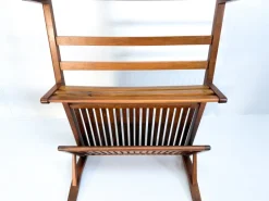 Pamono Vintage Walnut Bookshelf and Magazine Rack, 1960s Online
