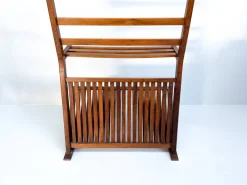 Pamono Vintage Walnut Bookshelf and Magazine Rack, 1960s Online