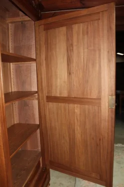 Pamono Vintage Walnut 1-Door Wardrobe Discount