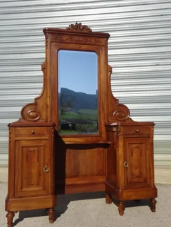 Pamono Vintage Walnut Dressing Table, 1950s Best