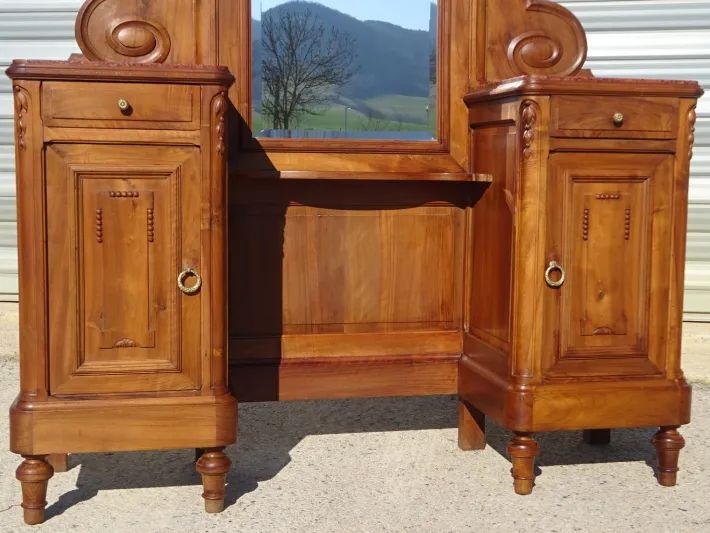 Pamono Vintage Walnut Dressing Table, 1950s Best