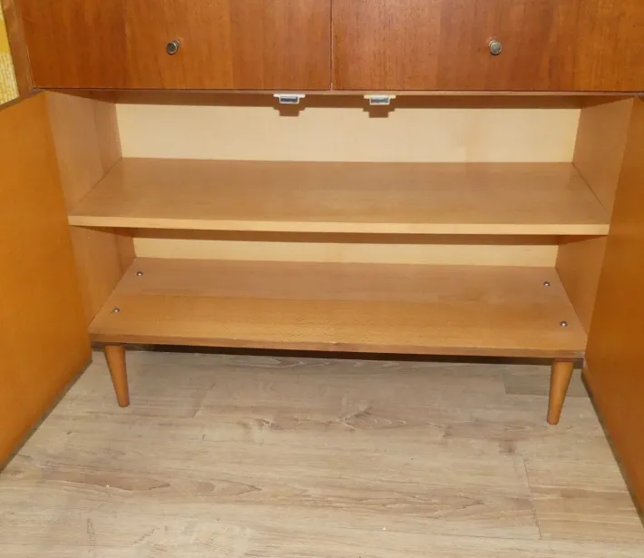 Pamono Vintage Walnut Secretaire, 1960s