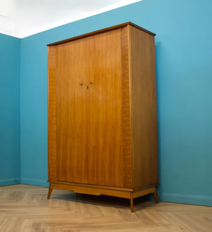 Pamono Vintage Walnut Wardrobe by Alfred Cox for Heals, 1950s Best