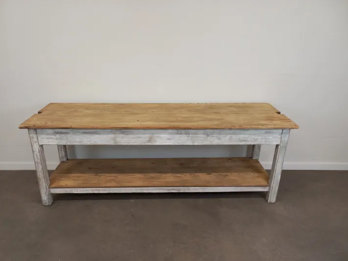 Pamono Vintage Weathered Worktable, 1950s Sale
