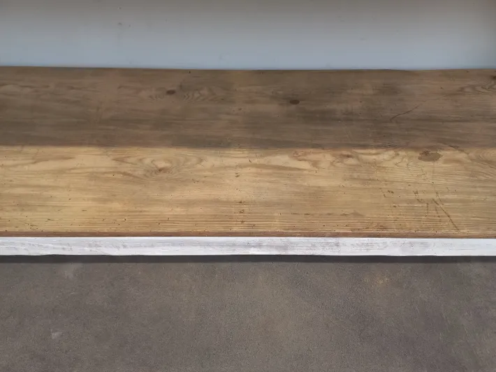 Pamono Vintage Weathered Worktable, 1950s Sale