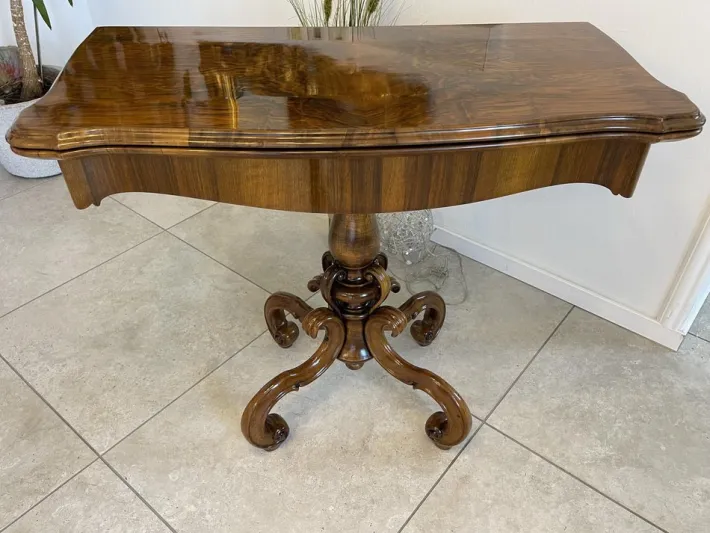 Pamono Vintage Wilhelminian Game Table Discount