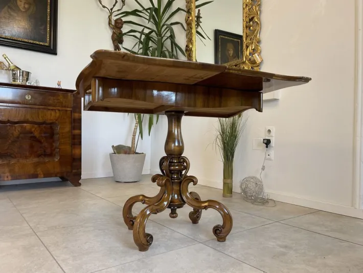 Pamono Vintage Wilhelminian Game Table Discount