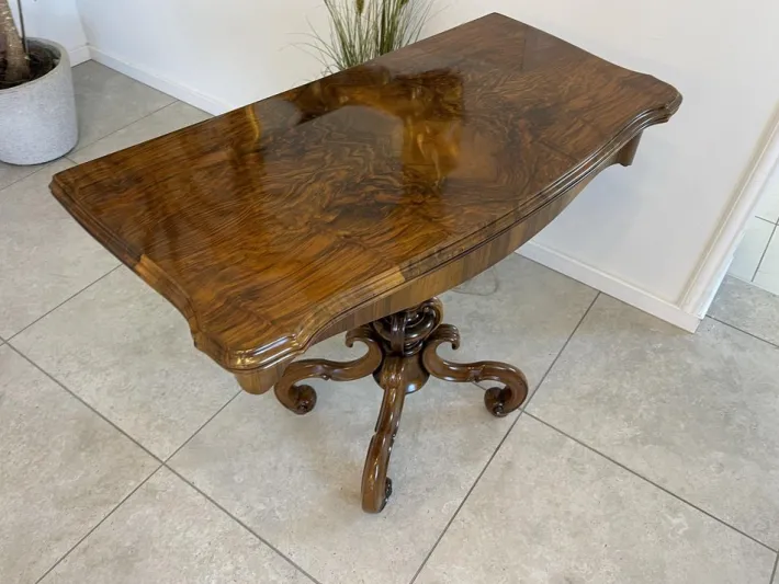 Pamono Vintage Wilhelminian Game Table Discount