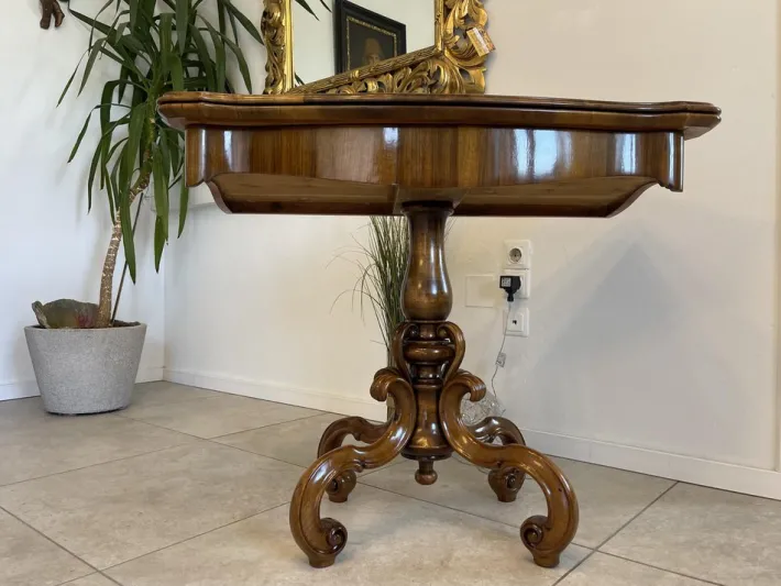 Pamono Vintage Wilhelminian Game Table Discount