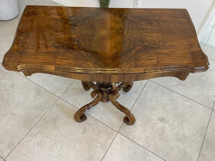 Pamono Vintage Wilhelminian Game Table Discount