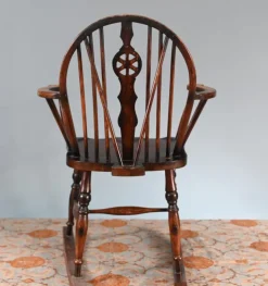 Pamono Vintage Windsor Rocking Chair, 1930 New