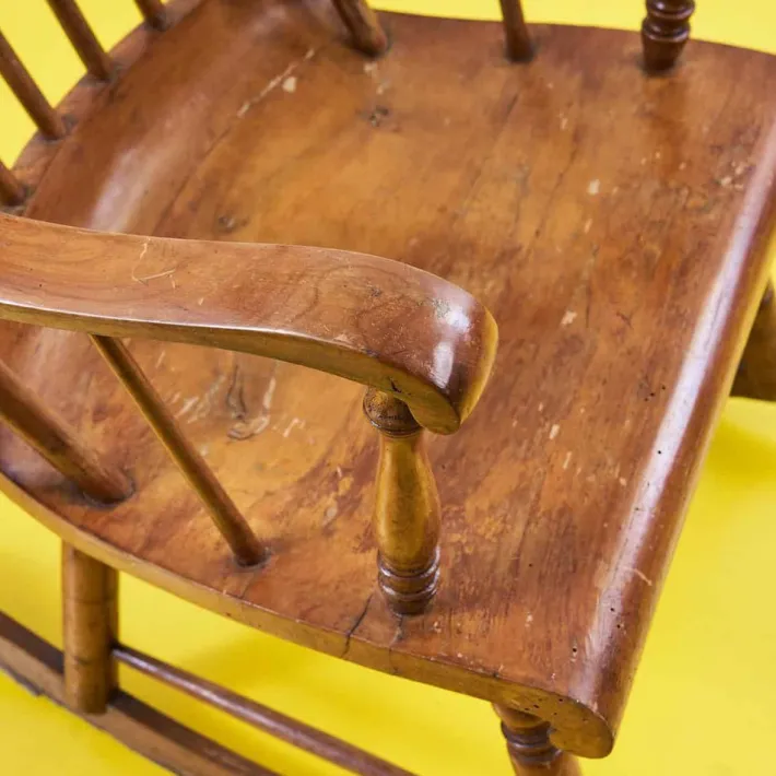 Pamono Vintage Wood Rocking Chairs Discount