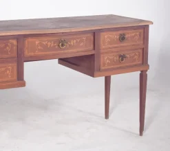 Pamono Vintage Wooden Dressing Table with Marquetry, 1920s New