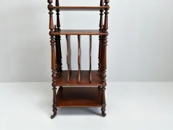 Pamono Vintage Wooden Etagere on Castors New