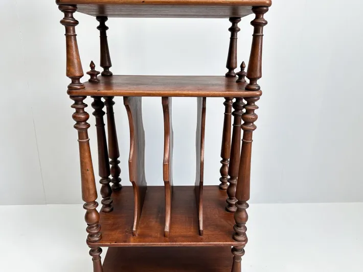 Pamono Vintage Wooden Etagere on Castors New