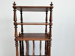 Pamono Vintage Wooden Etagere on Castors New