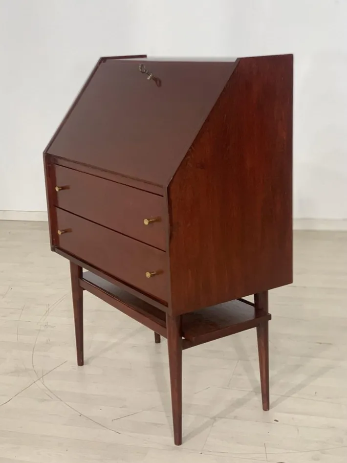 Pamono Vintage Wooden Secretary, 1960s Sale