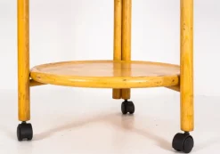 Pamono Vintage Wooden Serving Trolley Hot