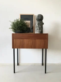 Pamono Vintage Wooden Sewing Machine Cabinet, 1960s Clearance