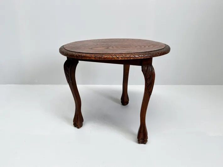 Pamono Vintage Wooden Tripod Side Table or Plant Stand, 1890s Clearance