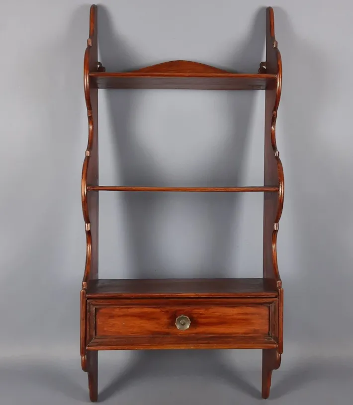 Pamono Vintage Wooden Wall Shelf, 1950s