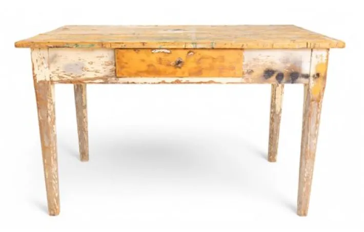 Pamono Vintage Wooden Worktable Discount