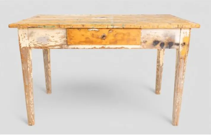 Pamono Vintage Wooden Worktable Discount