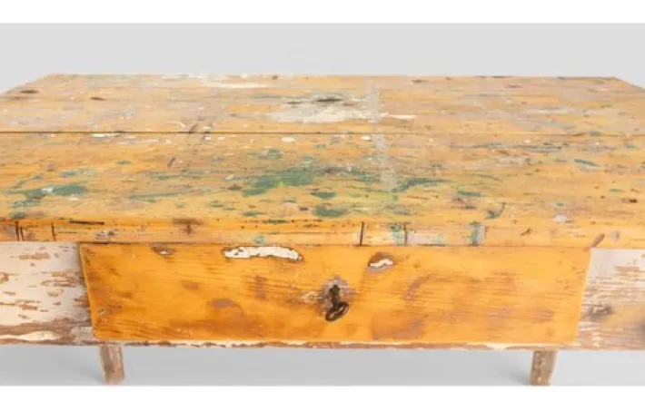 Pamono Vintage Wooden Worktable Discount