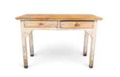 Pamono Vintage Wooden Worktable with Drawers Sale