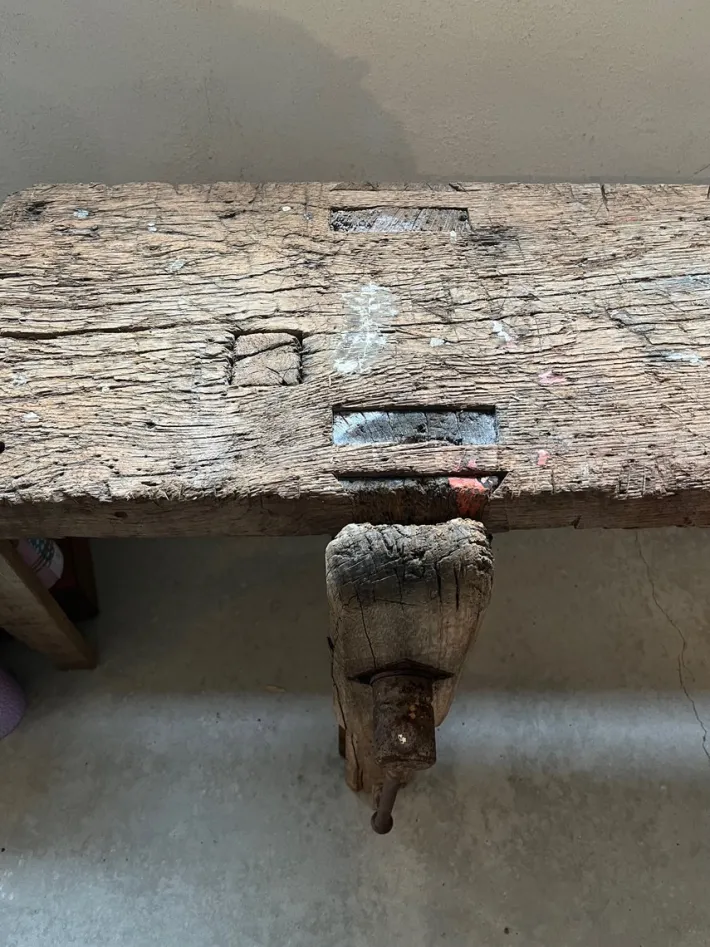 Pamono Vintage Workbench in Wood Best