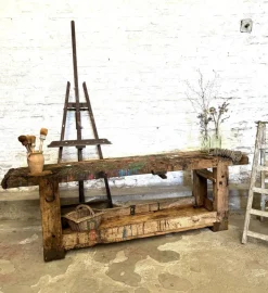 Pamono Vintage Workbench in Wood Best