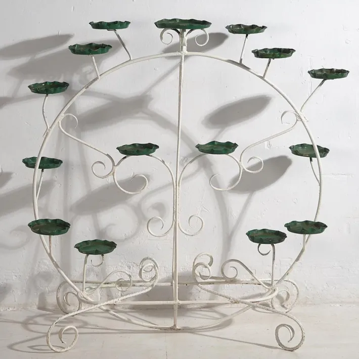 Pamono Vintage Wrought Garden Flowerpot, 1920 Hot