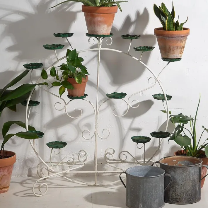 Pamono Vintage Wrought Garden Flowerpot, 1920 Hot