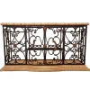 Pamono Vintage Wrought Iron Console Table with Wine Racks Online