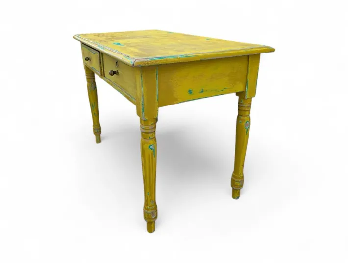 Pamono Vintage Yellow Wooden Table, 1940s Sale