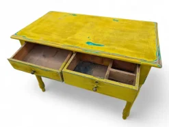 Pamono Vintage Yellow Wooden Table, 1940s Sale
