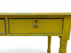 Pamono Vintage Yellow Wooden Table, 1940s Sale