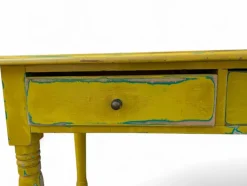 Pamono Vintage Yellow Wooden Table, 1940s Sale