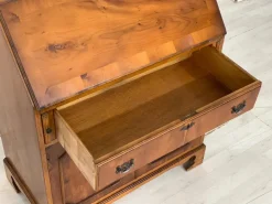 Pamono Vintage Yew & Leather Secretary Online