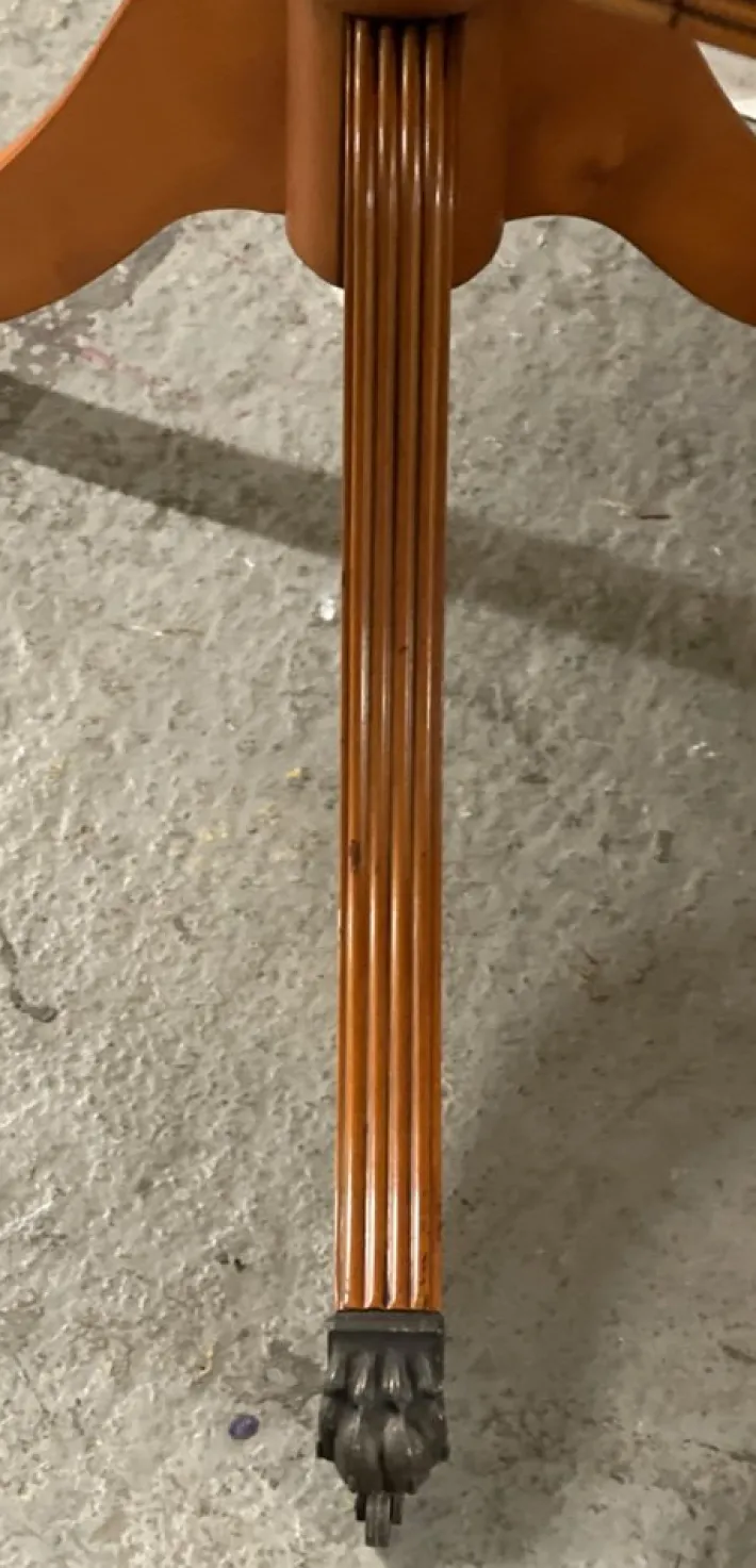 Pamono Vintage Yew Wood Twin Pedestal Extending Dining Table Discount