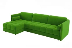 Pamono Vínculo Sectional Sofa in Green Velvet by Moanne Outlet
