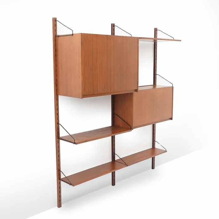 Pamono Wall Bookcase by Dino Cavalli for Tredici (ILA), 1960s Online