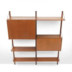 Pamono Wall Bookcase by Dino Cavalli for Tredici (ILA), 1960s Online