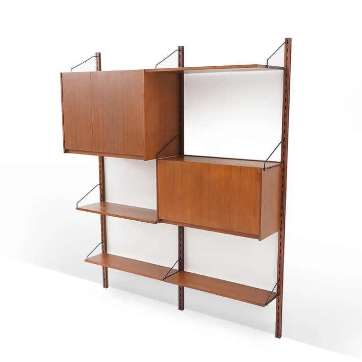 Pamono Wall Bookcase by Dino Cavalli for Tredici (ILA), 1960s Online