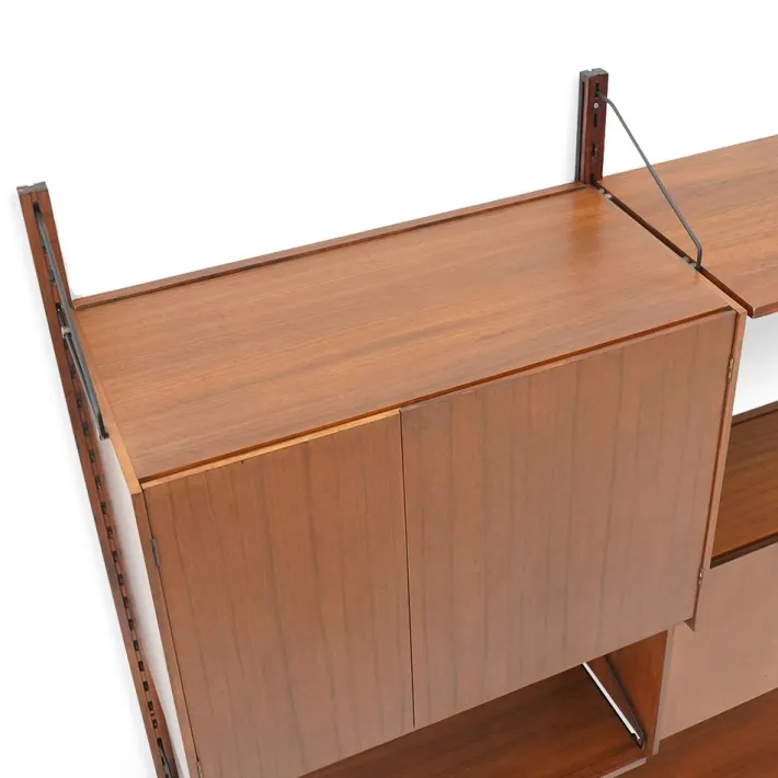 Pamono Wall Bookcase by Dino Cavalli for Tredici (ILA), 1960s Online