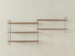 Pamono Wall Shelf with Metal Ladders, 1960s Sale