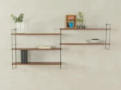 Pamono Wall Shelf with Metal Ladders, 1960s Sale
